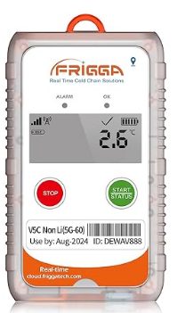 FRIGGA V5C Single-Use USB Temperature and Humidity Data Logger